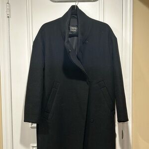 Zara black coat